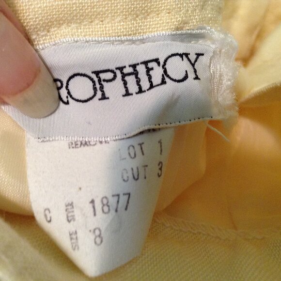 Vintage 1970s Lined Cream A-Line Maxi Skirt - Picture 4 of 5